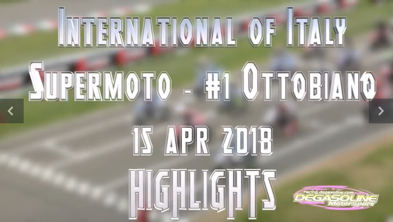 HighLights Supermoto Italian Championship rd#1, 15 apr 2018, Ottobiano (ITA)