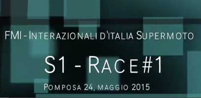 Internazionali d'Italia Supermoto rd#4 race 1 Pomposa  2015